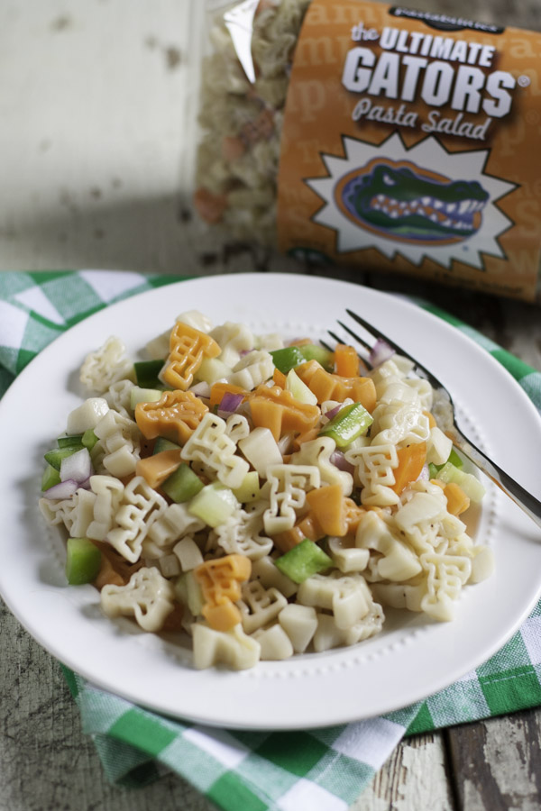 Jacksonville Jaguars Tailgate Recipe - Jags Colored Pasta Salad!