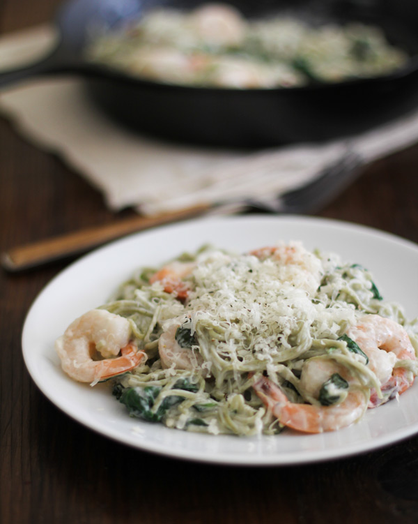 Creamy Spinach Angel Hair Florentine | WorldofPastabilities.com