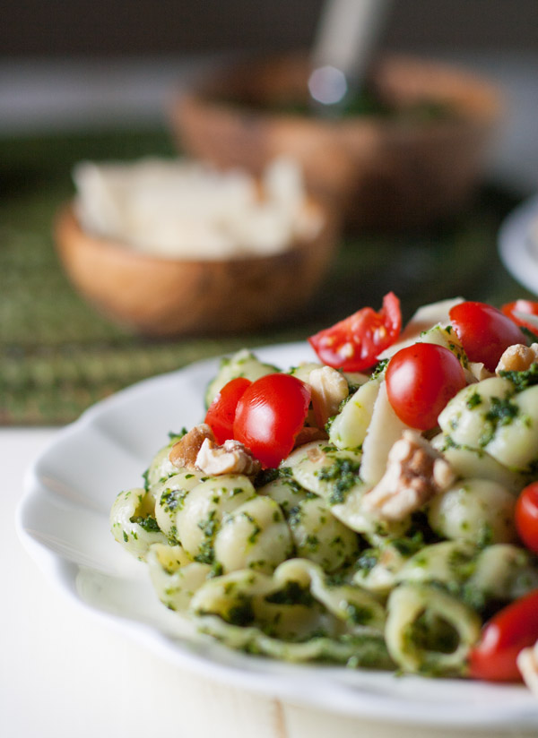 Kale and Walnut Pesto | WorldofPastabilities.com