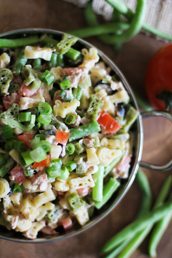 Bowl of Tuna Pasta Salad | WorldofPastabilities.com