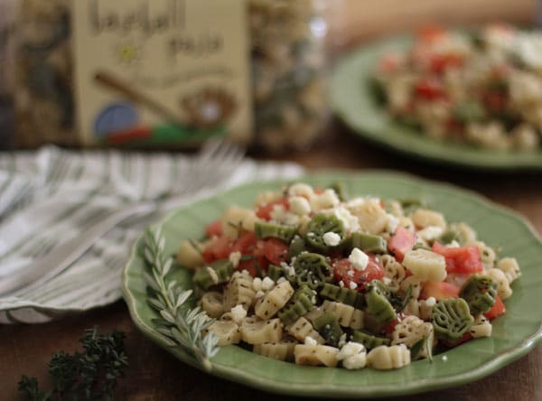 Pasta with Tomatoes, Feta, and Herbs | WorldofPastabilities.com