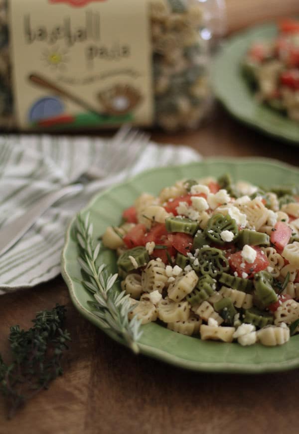 Pasta with Tomatoes, Feta, and Herbs | WorldofPastabilities.com