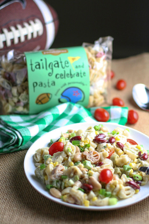 Tailgate Pasta with Beans and Corn | WorldofPastabilities.com