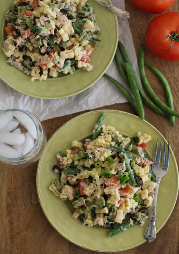 Tuna Pasta Salad wtih On the Run Pasta |WorldofPastabilities.com